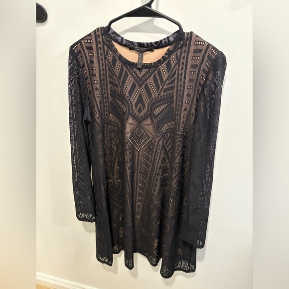 🌟 BCBGMAXAZRIA NATYLY BLACK LACE DRESS🌟 - Picture 7 of 14